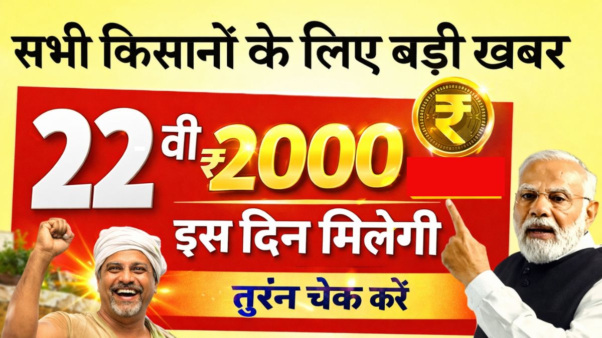 PM Kisan 22th Installment Date 2026